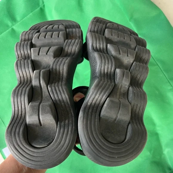 Skechers massaging go walk massage Black Strappy Sport Sandals size 8 - Picture 11 of 11